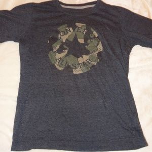 Converse All-Star T-shirt with camo logo